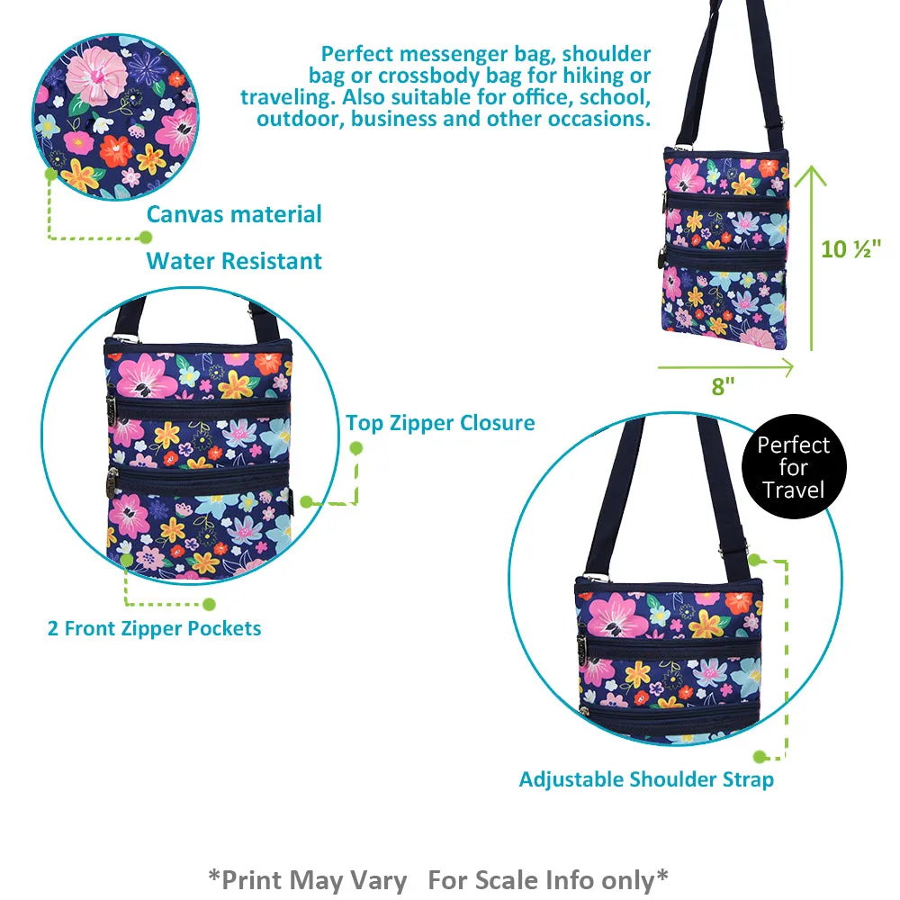 Lilac Floral NGIL Messenger Hipster Bag