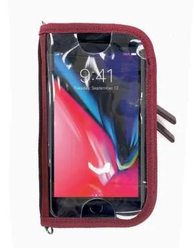 <A 000a001z8> Fungolia Smartphone Charging Pouch  (Burgundy)