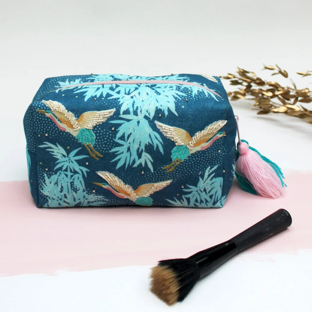 Luxe Crane Box Pouch