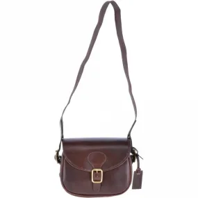 Maddox Leather Cartridge Bag - BRANDY