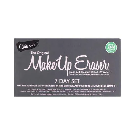 Make Up Eraser Chic Black 7-Day Set (NOT AVAILABLE FOR WHOLESALE)