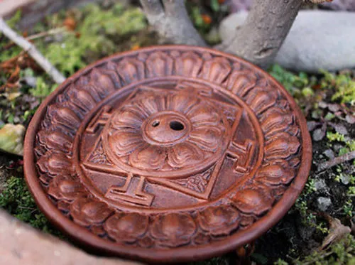 Mandala Clay Incense Burner