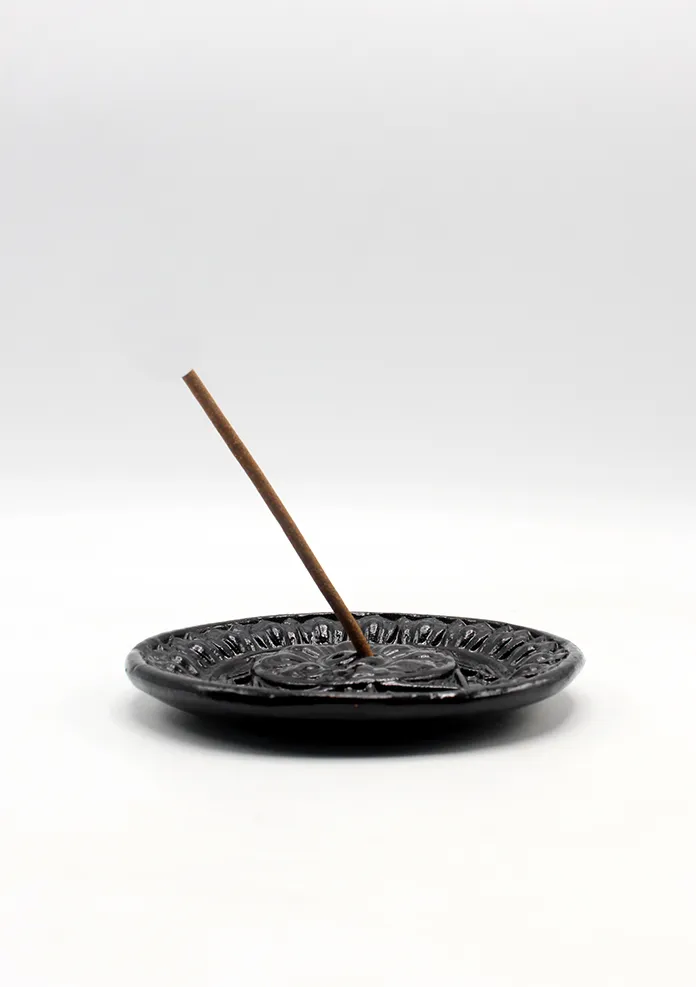 Mandala Clay Incense Burner