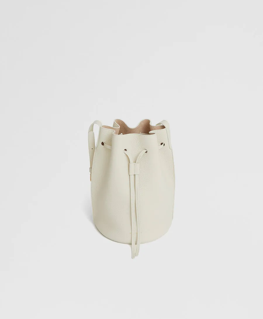 Mansur Gavriel Champagne Bucket Bag in Pearl