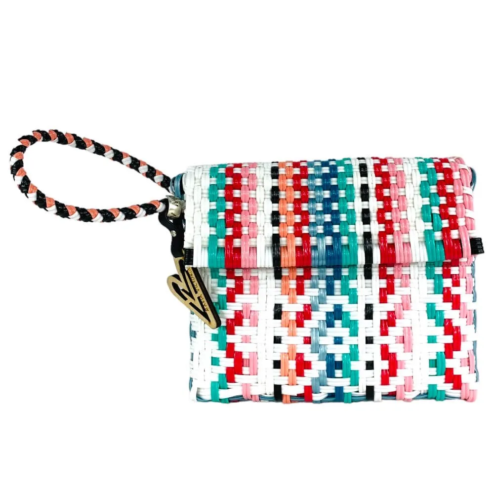 Maria Victoria | Valentina CA | Upcycled, Handwoven, Wristlet