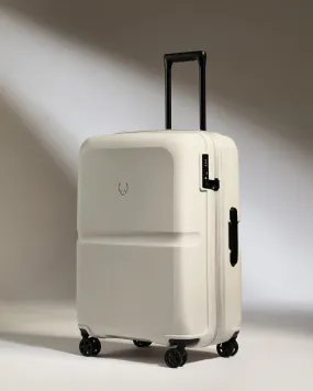 Medium Suitcase in Taupe - Single Stripe