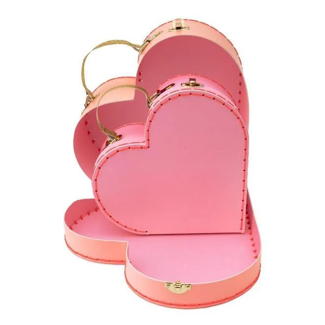 Meri Meri Heart Suitcases