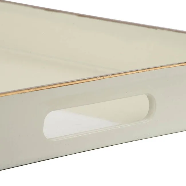 Mimosa Rectangle Tray in White