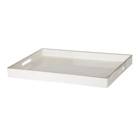 Mimosa Rectangle Tray in White