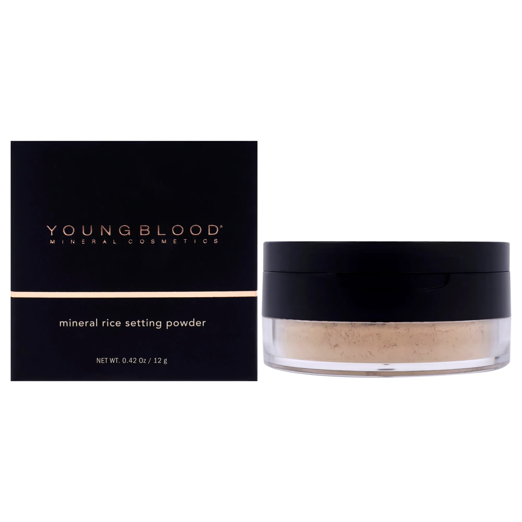 Mineral Rice Setting Powder - Medium by Youngblood for Women - 0.35 oz Powder