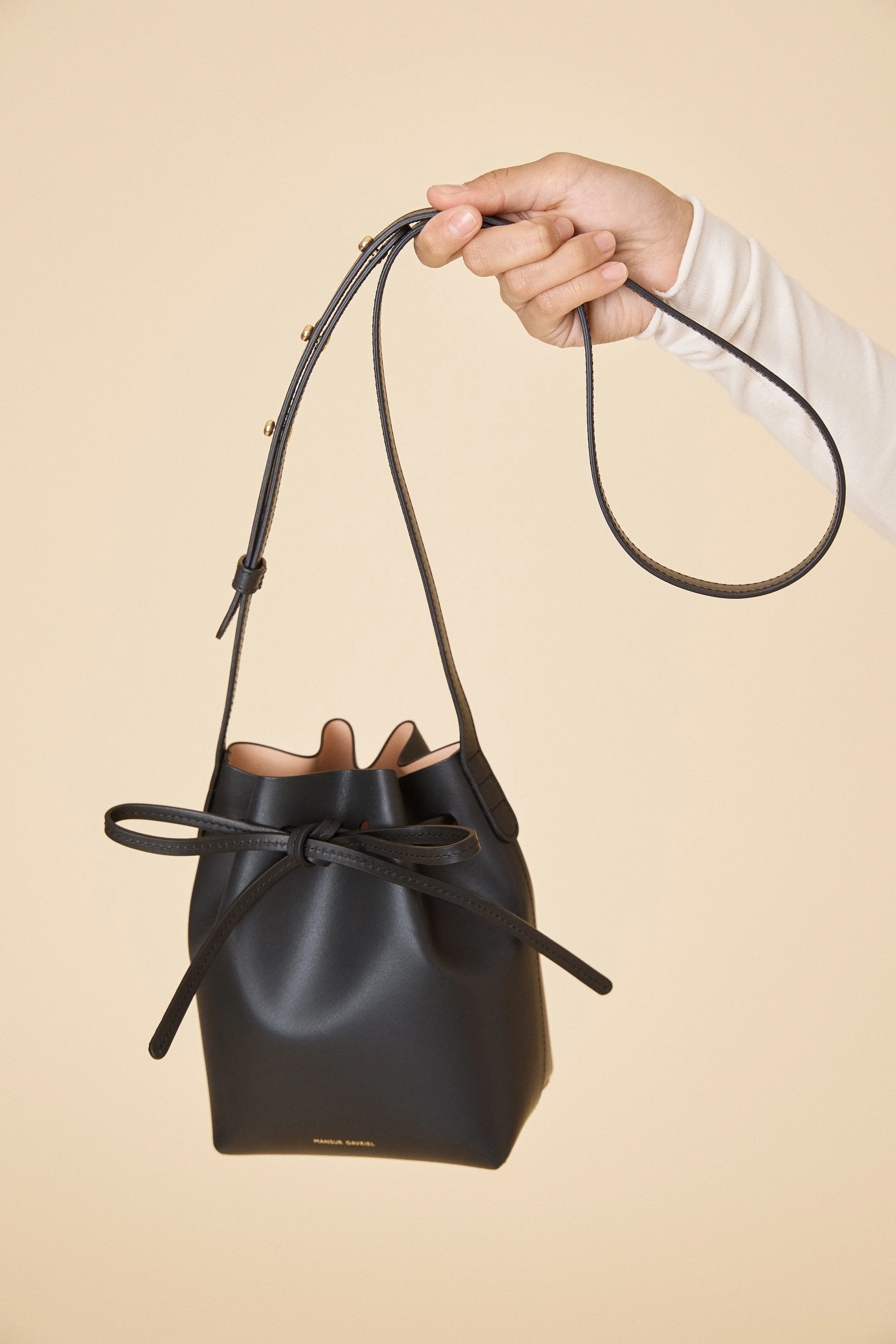 Mini Mini Bucket Bag - Black/Ballerina