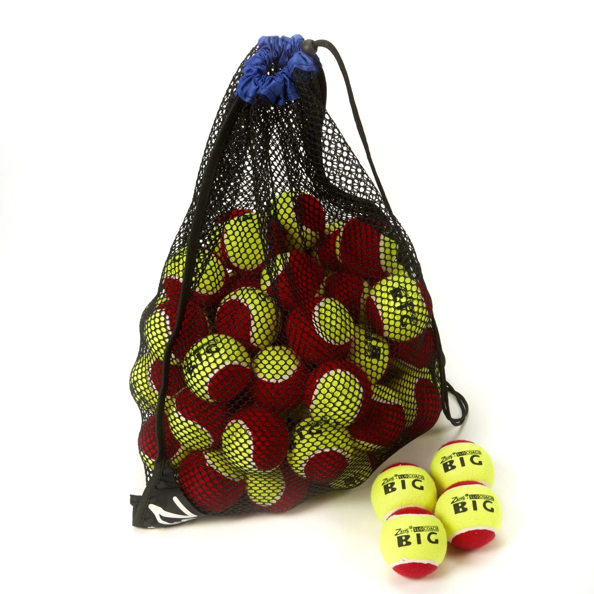 Mini Tennis | Red Stage |  SLOcoach Big Red Balls | Bucket of 6 Dozen (72)