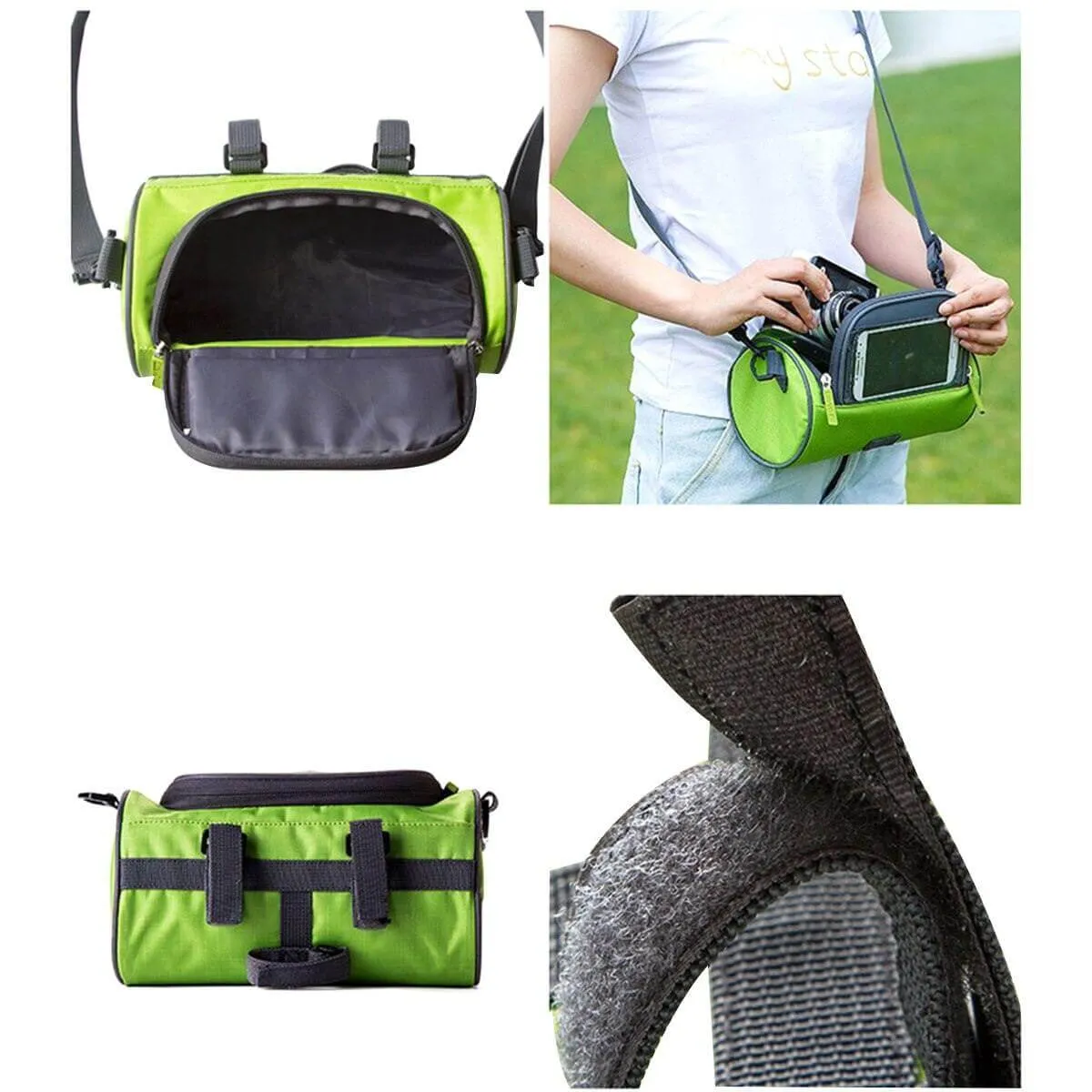 Mountain Bike Transparent Phone Holder Storage Bags