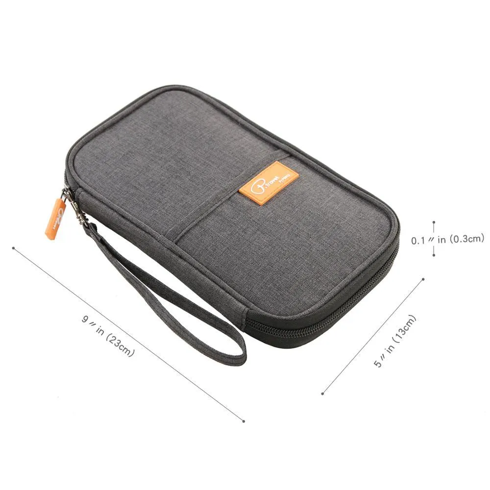 Multi Purpose RFID Blocking Travel Wallet