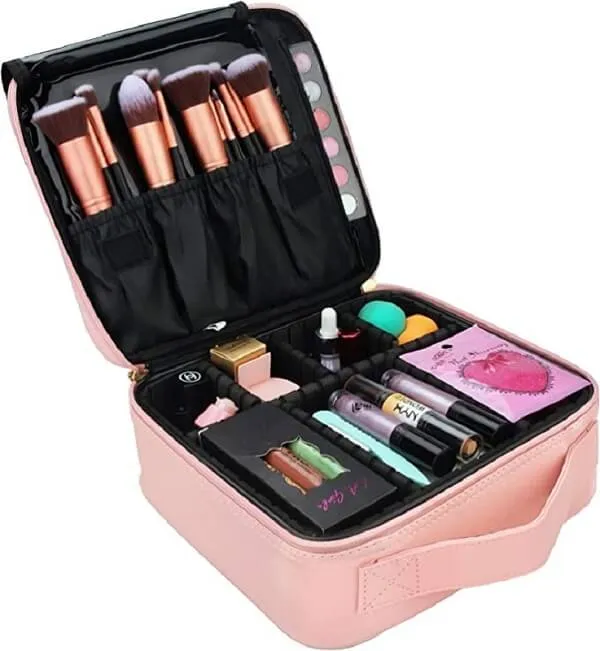 Multifunctional Makeup Train Case Organizer