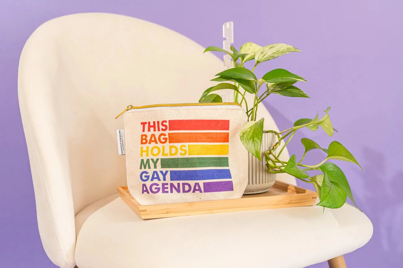 My Gay Agenda Pride Pouch