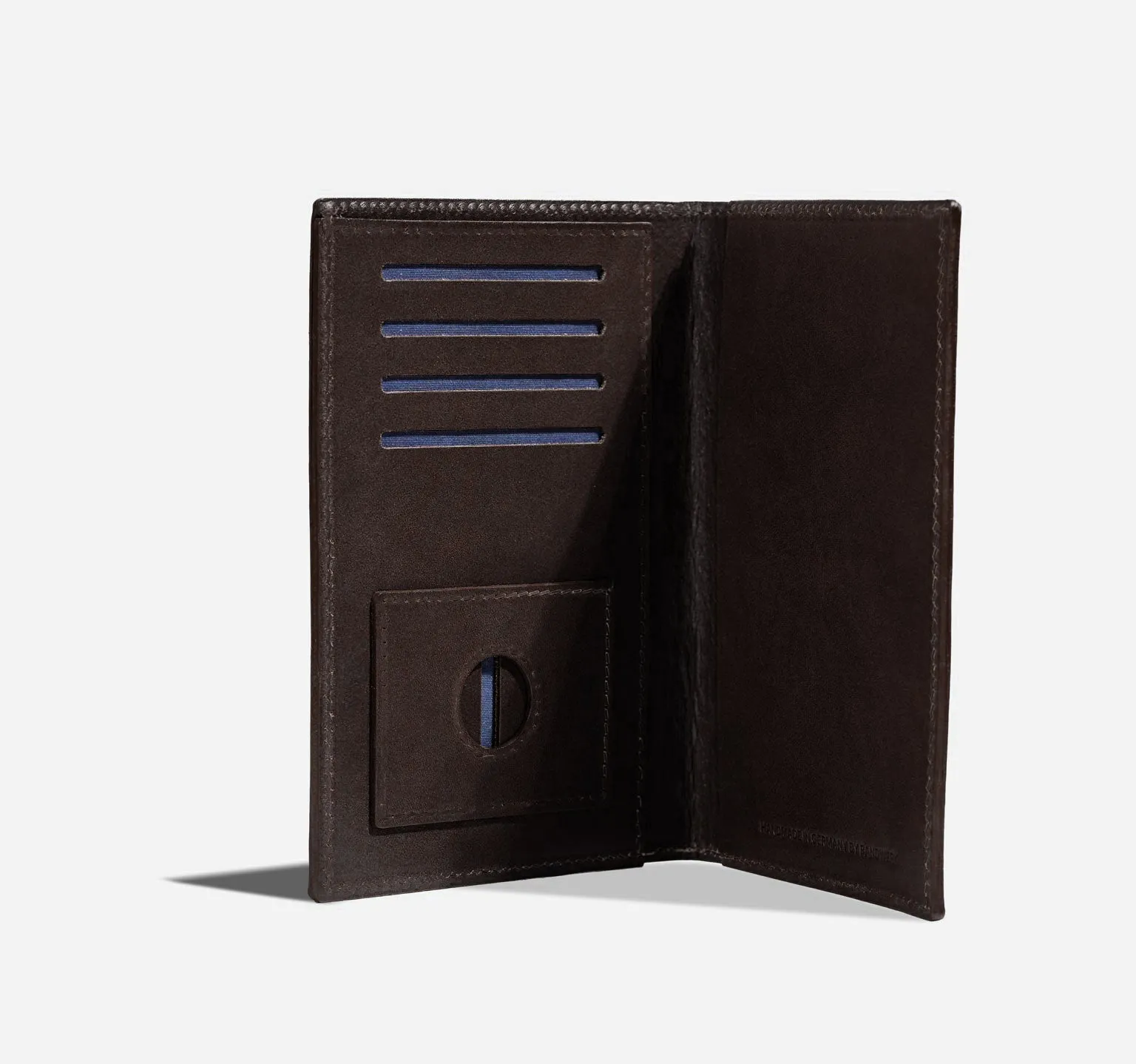 Nappa | Dark Brown Tone-on-Tone | Passport Cover