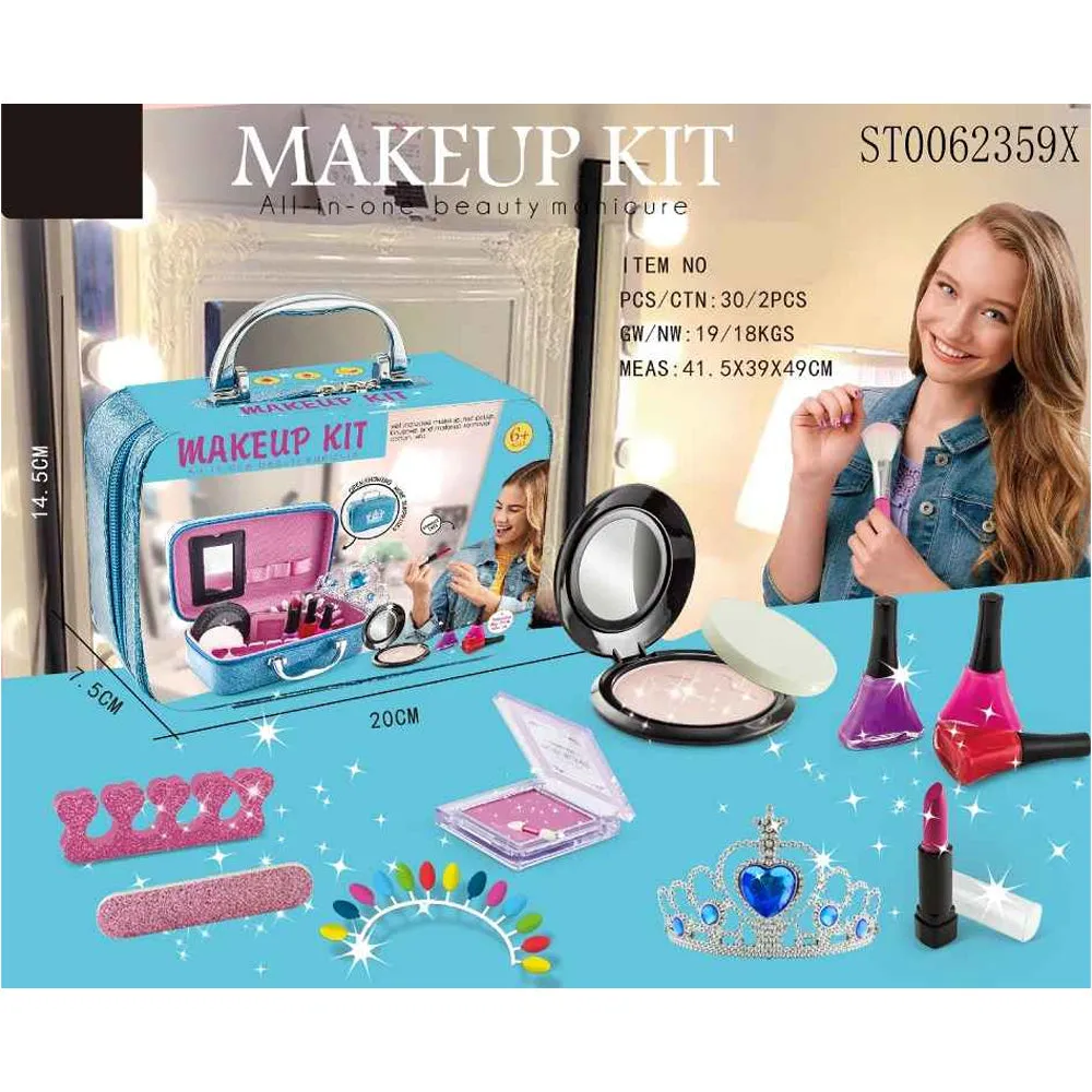 (Net) Kids Makeup Kit - Real Cosmetics Fun for Little Beauty Enthusiasts