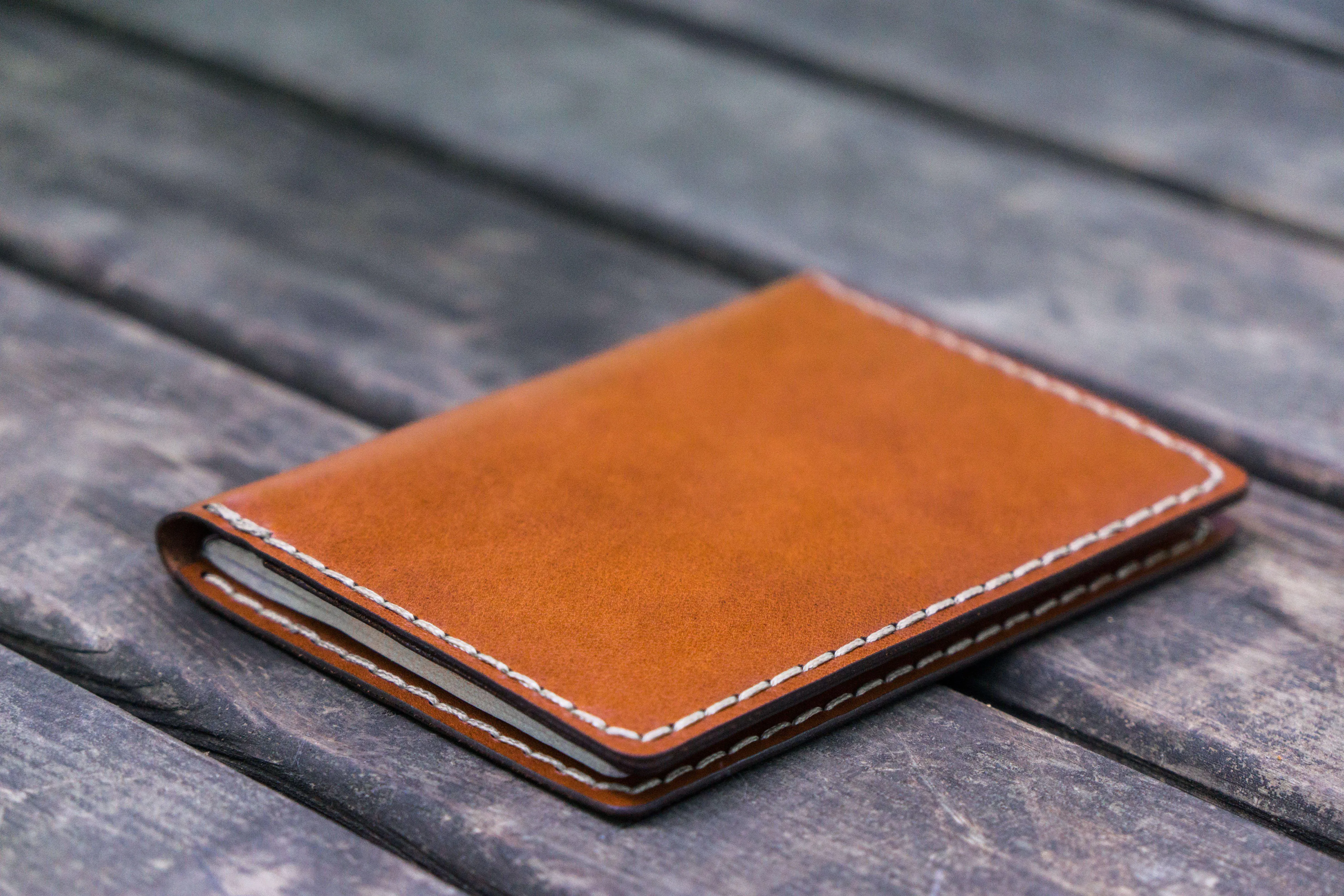 No.06 Leather Passport Holder - Chocolate Brown