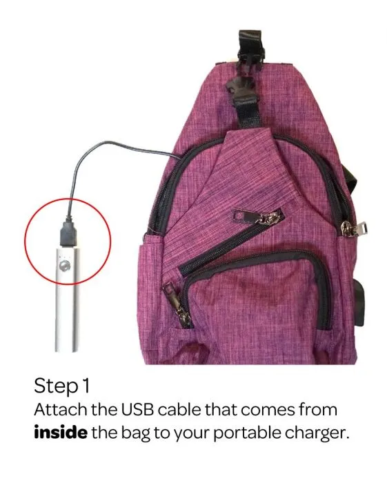 Nupouch - Anti-theft Daypack, Red