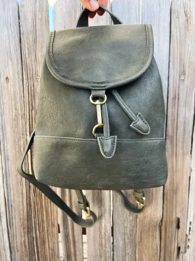 Olivia Small Backpack in Olive