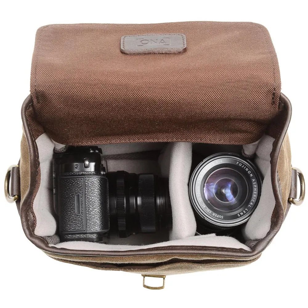 ONA Bond Street Waxed Canvas Camera Bag | Oyster