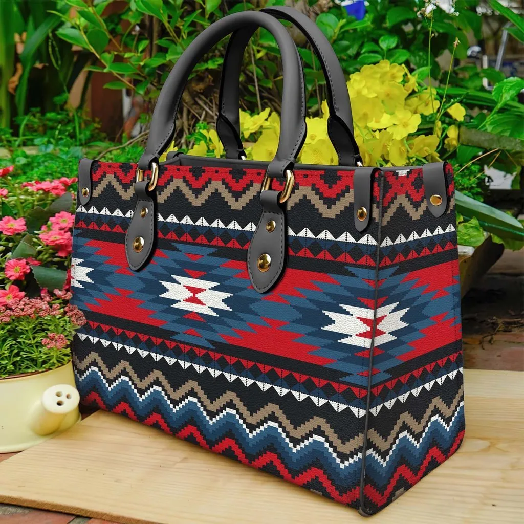 Ornamental Pattern Native Leather Bag WCS