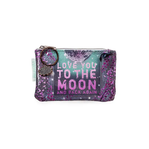 PAPAYA! Art Moon and Back Again Coin Purse (5.5" x 3.5")