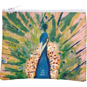 Peacock Be You Tiful Zipper Folder