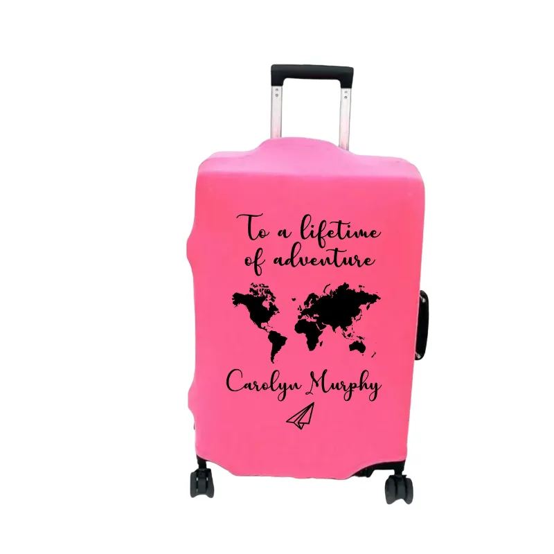 Personalised Suitcase Cover (Adventure) - Personalised Gift