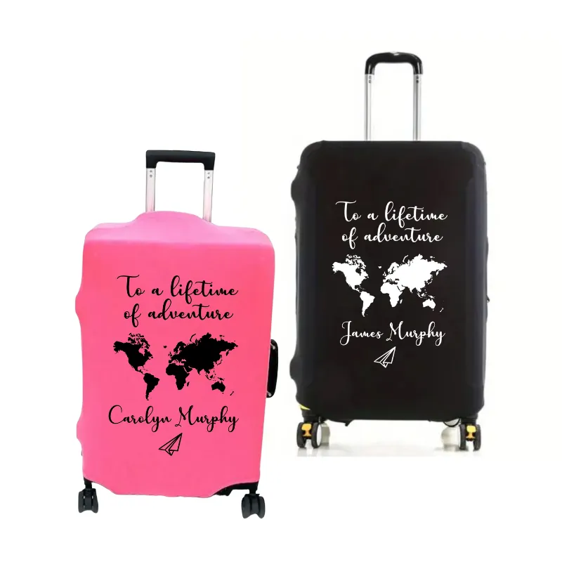 Personalised Suitcase Cover (Adventure) - Personalised Gift