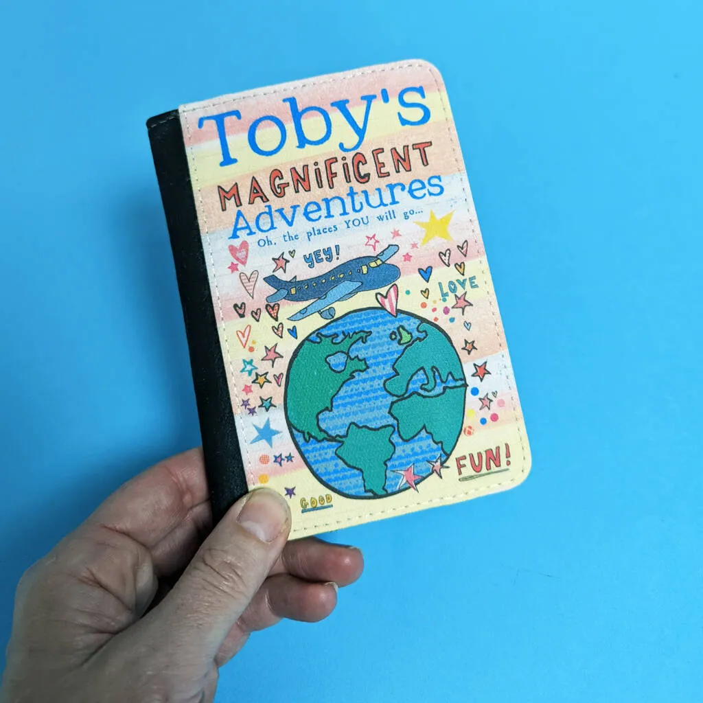 Personalised Travelling The World Passport Holder