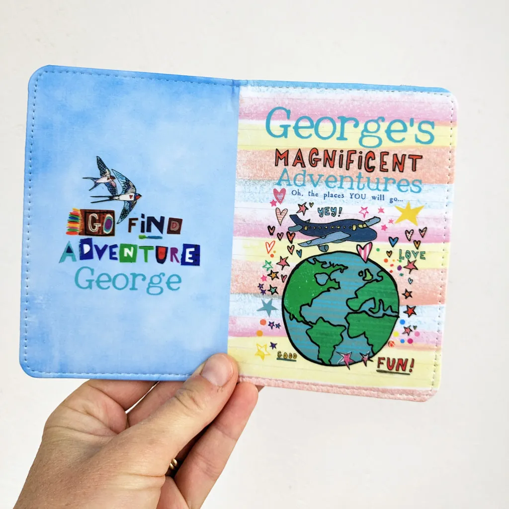 Personalised Travelling The World Passport Holder