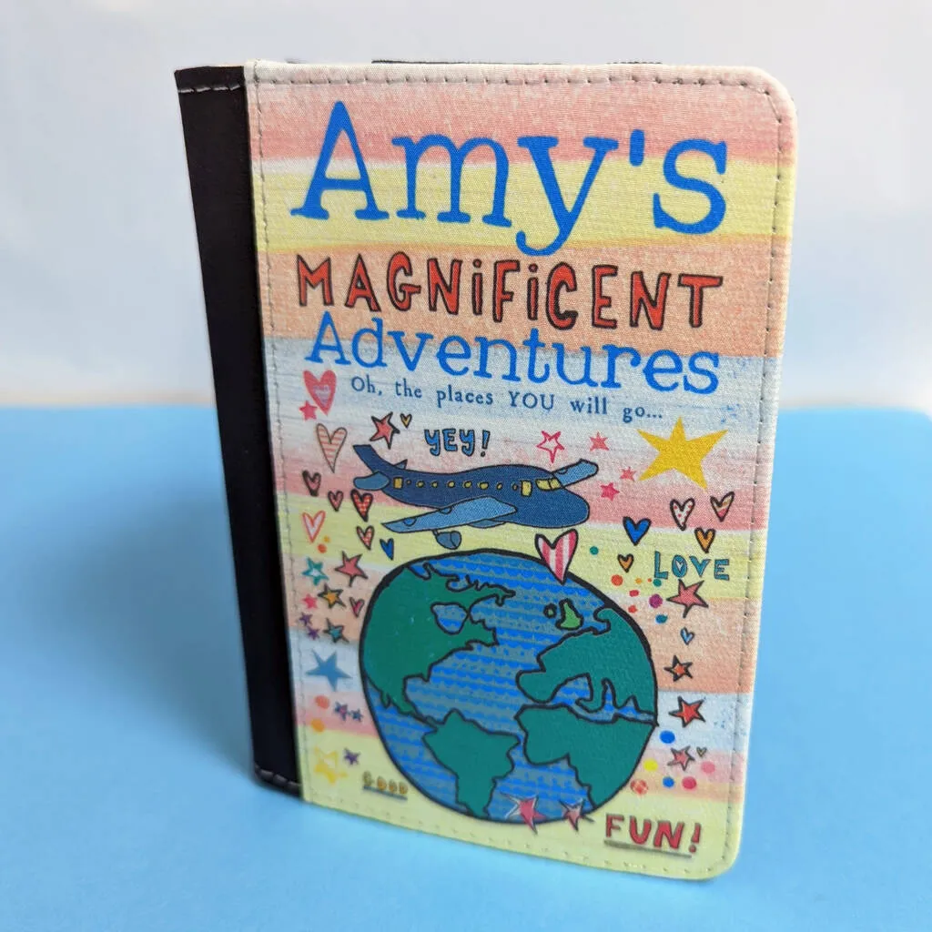 Personalised Travelling The World Passport Holder