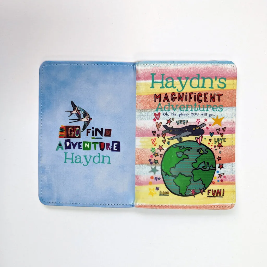 Personalised Travelling The World Passport Holder