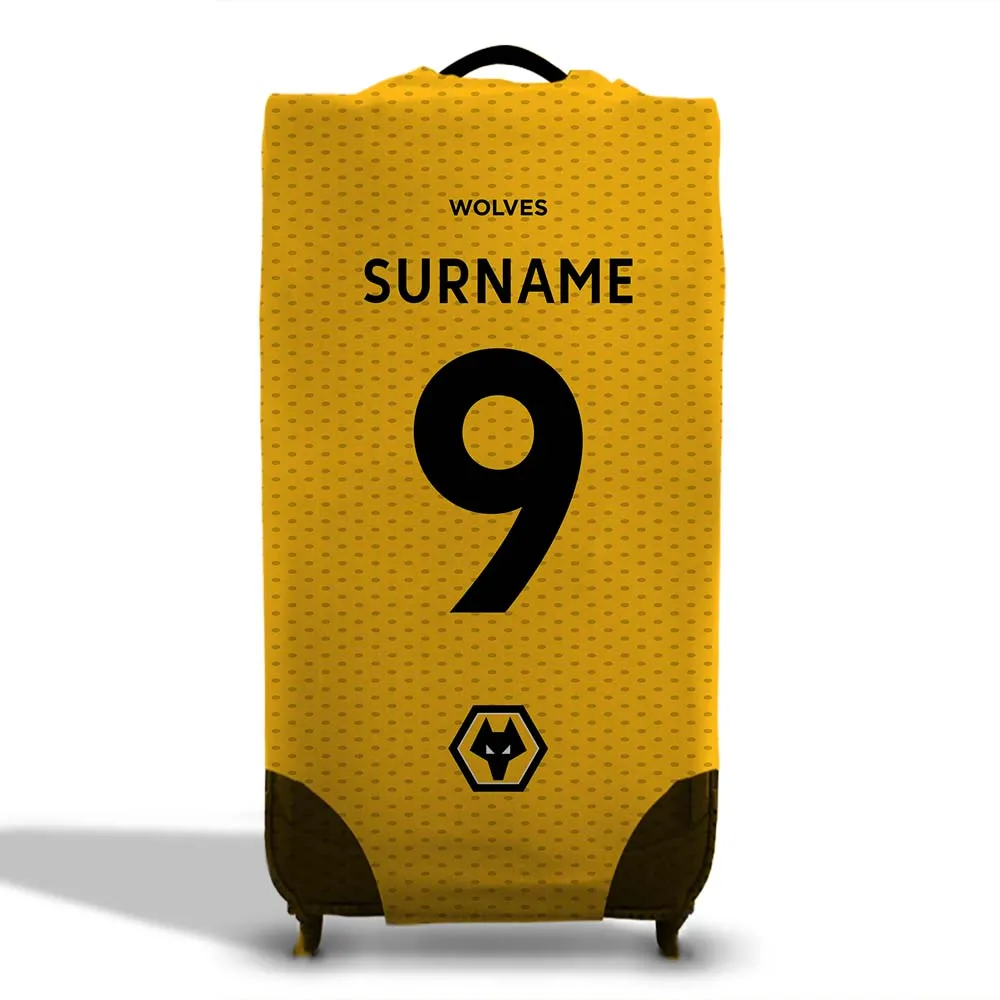 Personalised Wolverhampton Wanderers FC Suitcase Cover (Large)