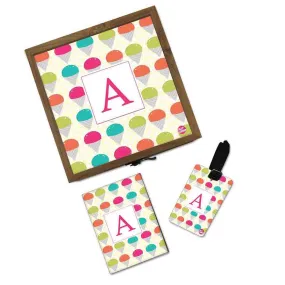 Personalized Passport Cover Combo - Colorful Parashoots