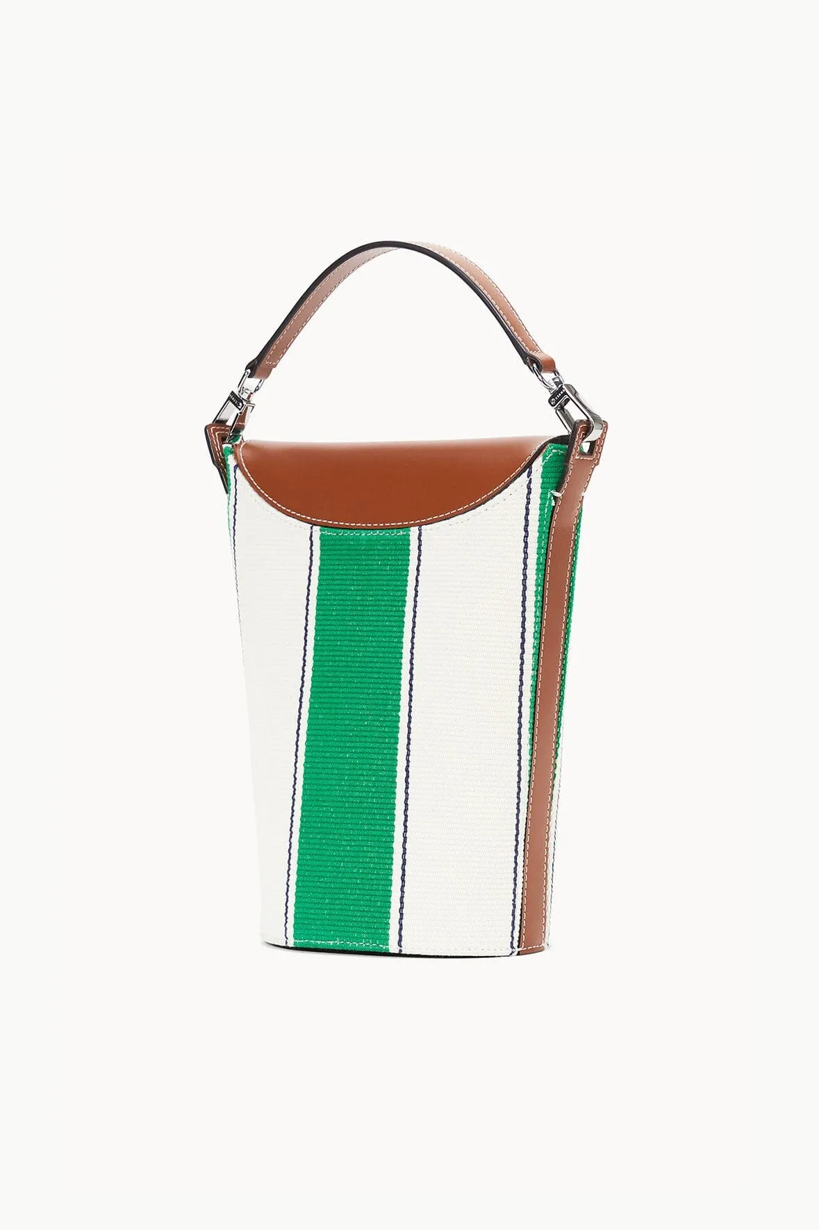 PHOEBE CONVERTIBLE BUCKET BAG | BUNGALOW STRIPE