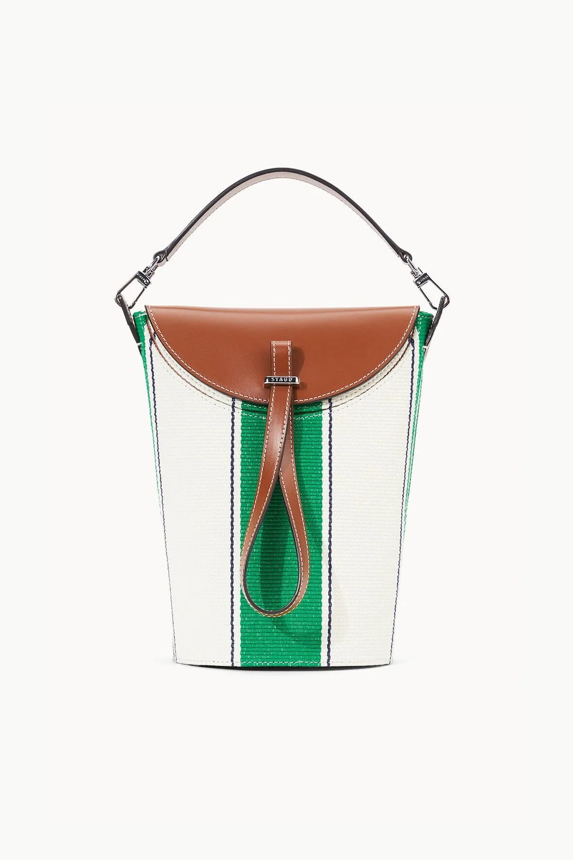 PHOEBE CONVERTIBLE BUCKET BAG | BUNGALOW STRIPE