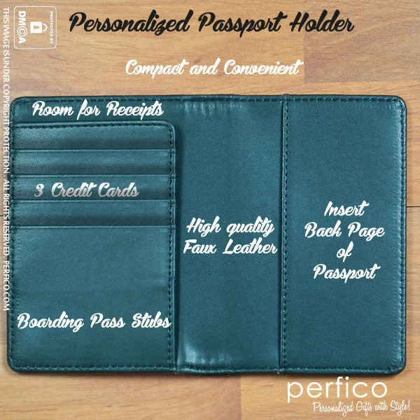 Picture Perfect © Personalized Passport Cover and Holder