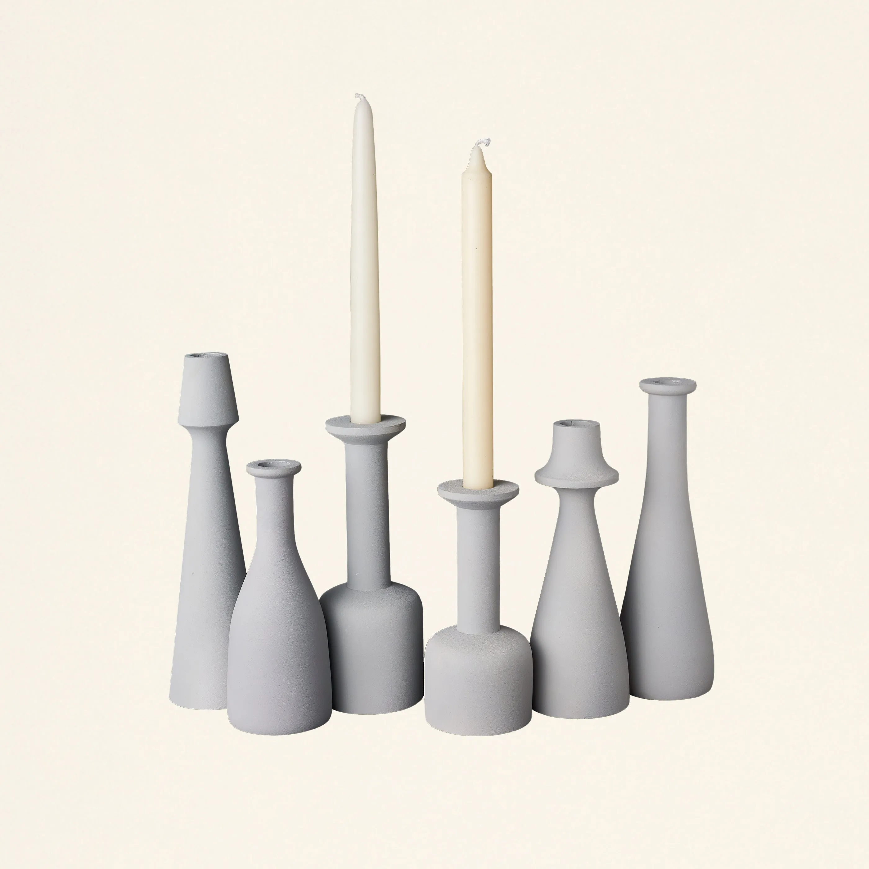 Pyrgos Taper Candle Holders