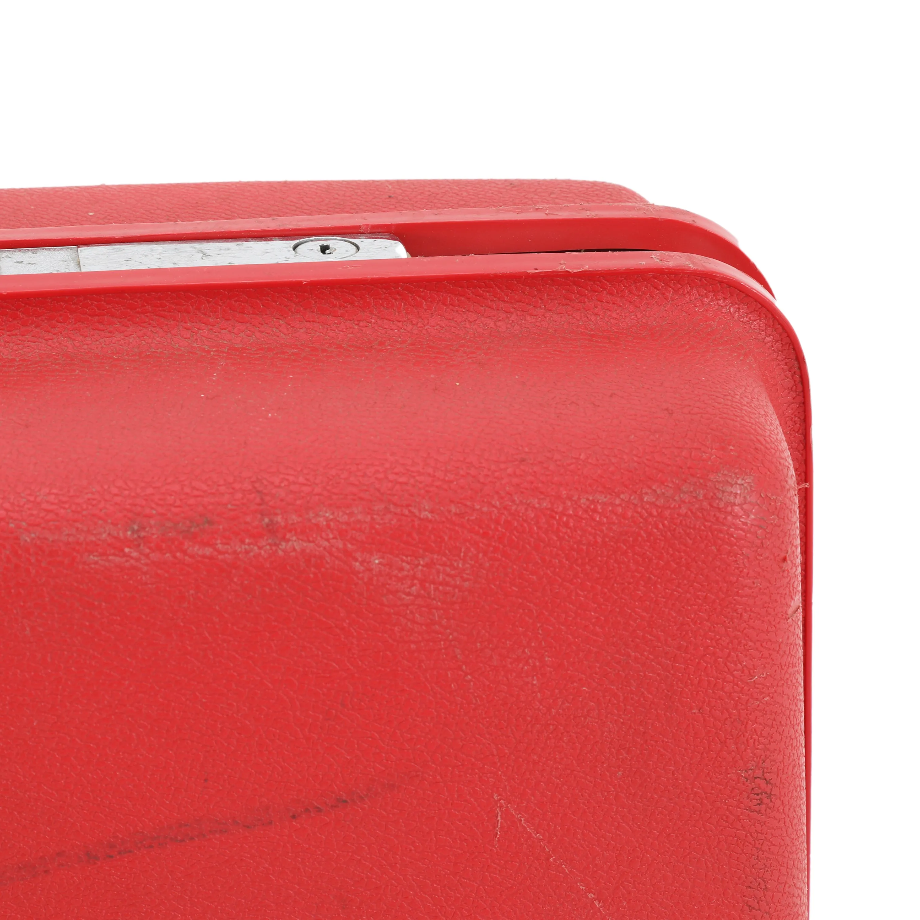 Red Hard Shell Samsonite Suitcase