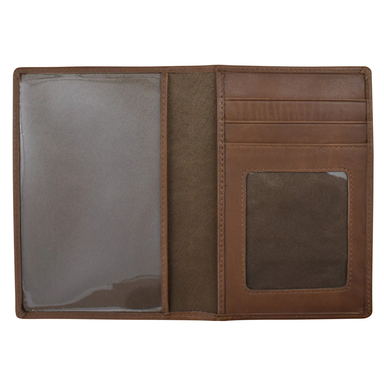 RFID Blocking Leather Passport Wallet