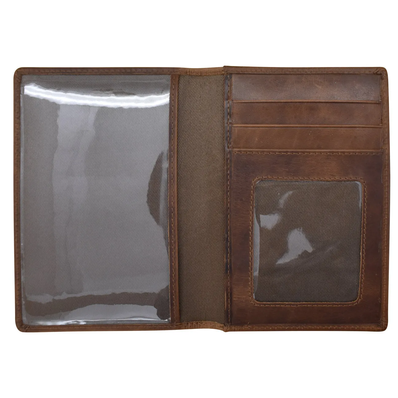 RFID Blocking Leather Passport Wallet