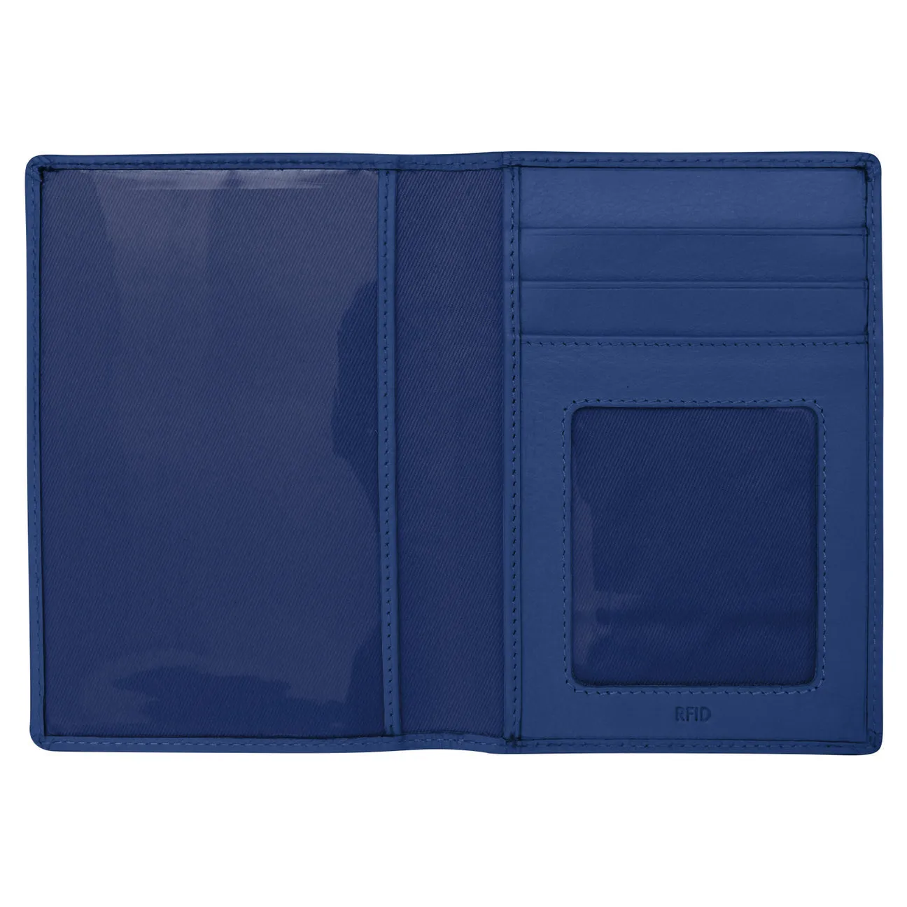 RFID Blocking Leather Passport Wallet