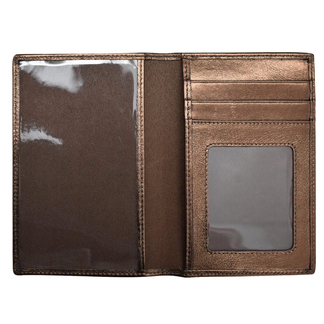 RFID Blocking Leather Passport Wallet