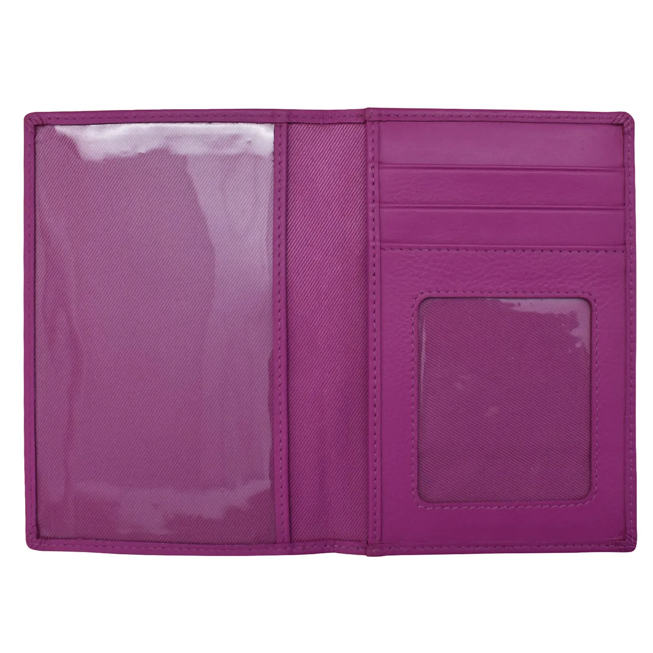 RFID Blocking Leather Passport Wallet