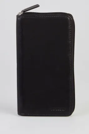 RFID Leather Passport Wallet