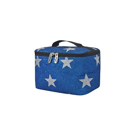 !SALE! Royal Blue Glitter Super Star NGIL Cosmetic Case