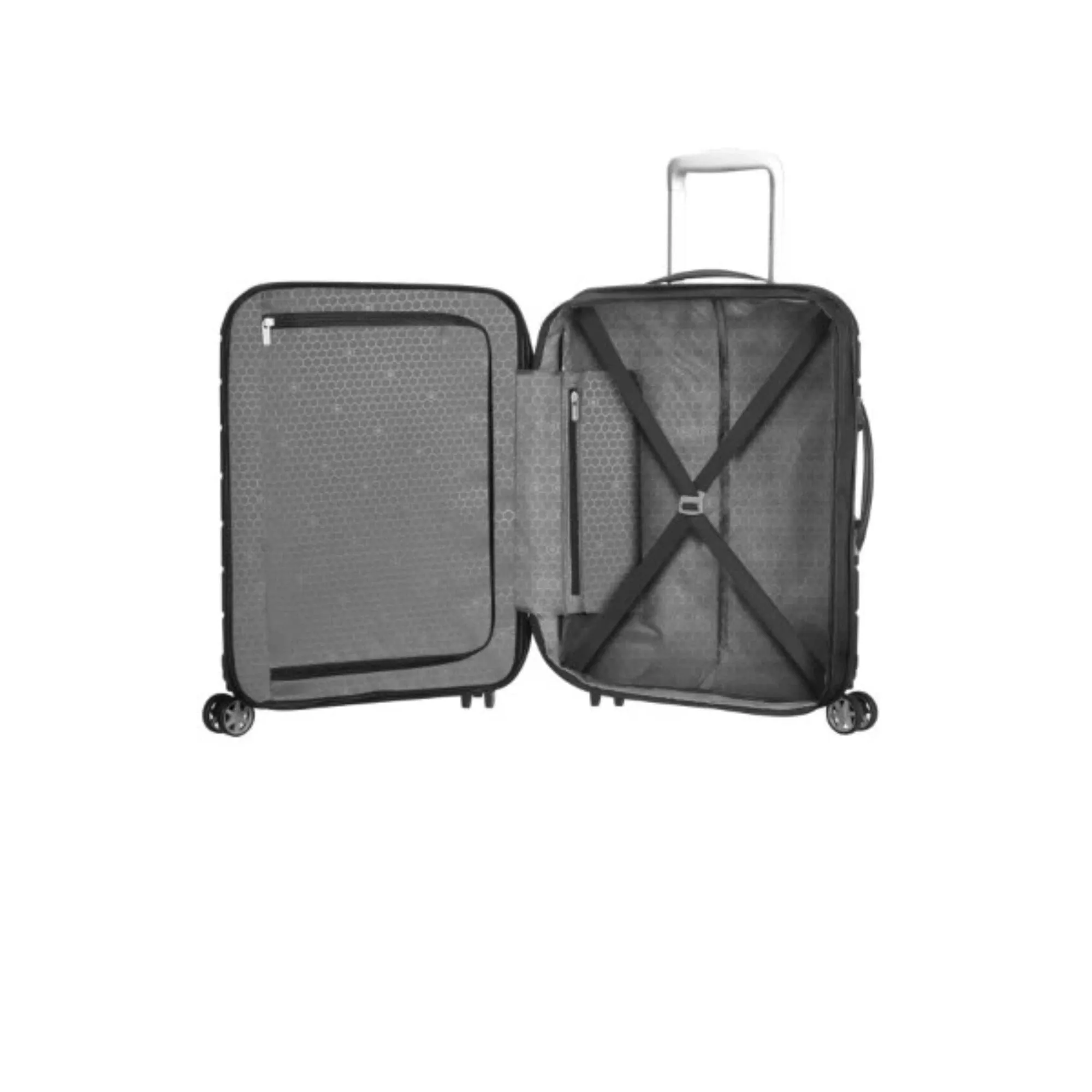 Samsonite Flux 55cm 4-Wheel Expandable Cabin Case In Black